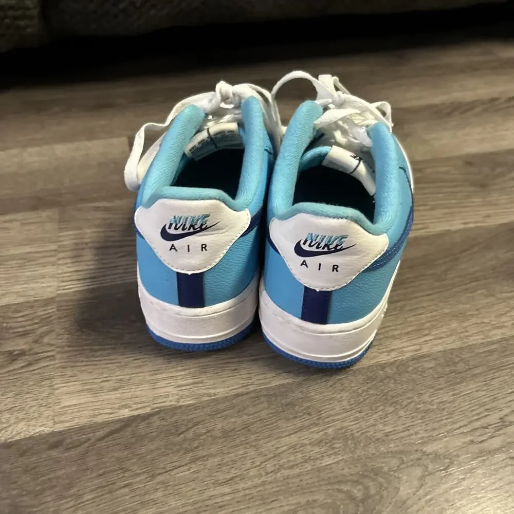 Nike Air Force 1 LV8 2 (GS) Shoes Big Kids SZ 6.5Y Light Photo Blue DZ2660-100